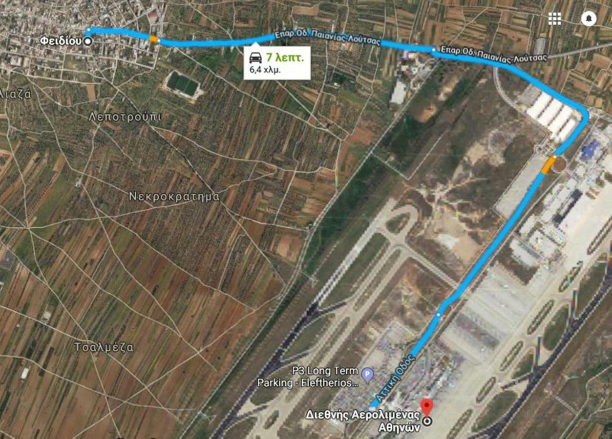 Athens Airport Lodge Szpáta Kültér fotó
